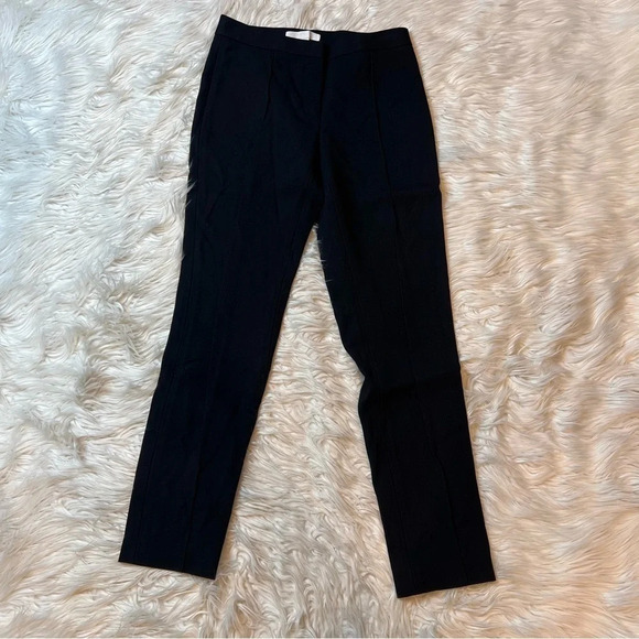 NWOT Alexander Wang Casual Crepe Trouser Pants Black Designer Women’s 0 - Picture 2 of 10